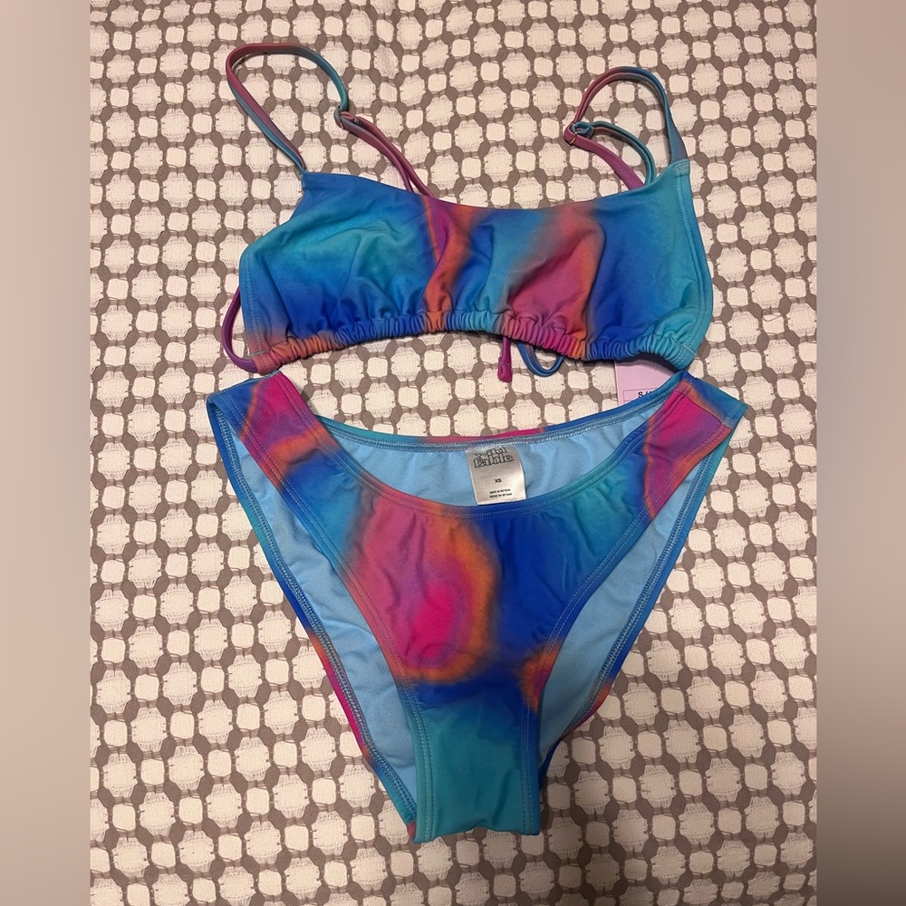 colorful bikini set
